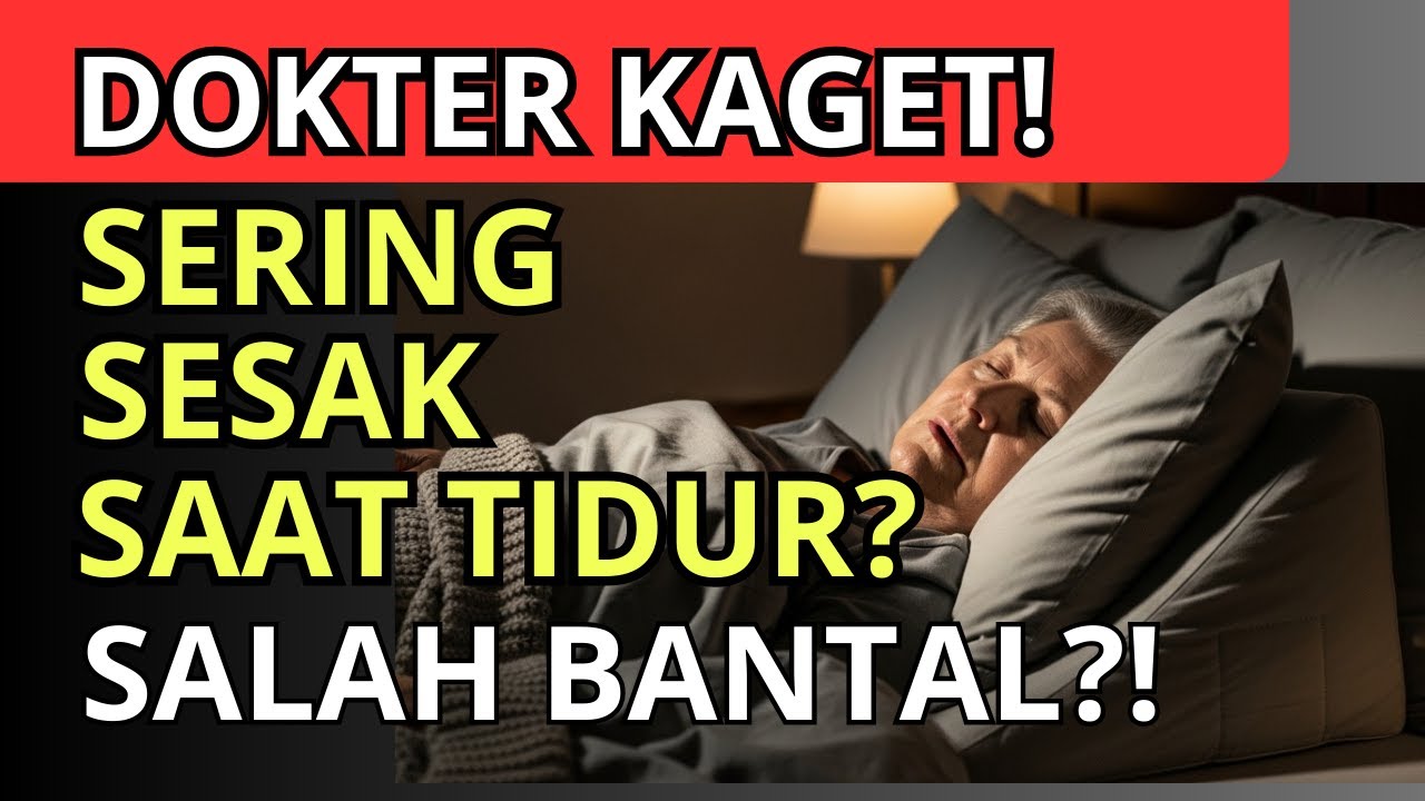 SERING SESAK SAAT TIDUR?‼️ POSISI BANTAL INI BIKIN NAPAS LANSIA LEBIH LEGA!!