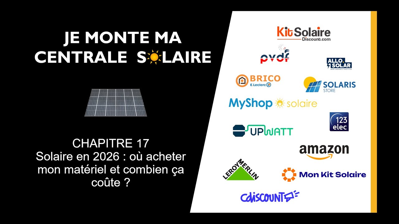 Solaire en 2026 : où acheter mon matériel et combien ça coûte ?