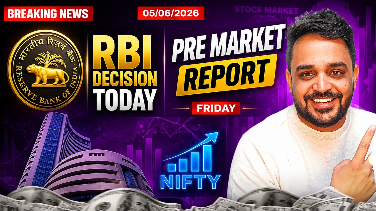 Pre-Market Report and Analysis | Nifty & Sensex Pre-Market Report | Pre-Market Report June 5, 2026