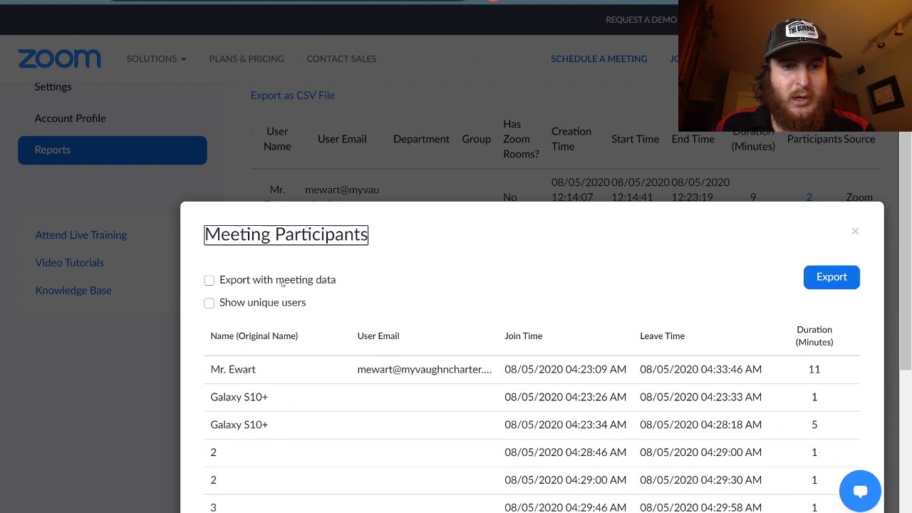 Zoom Tutorial: Attendance Report