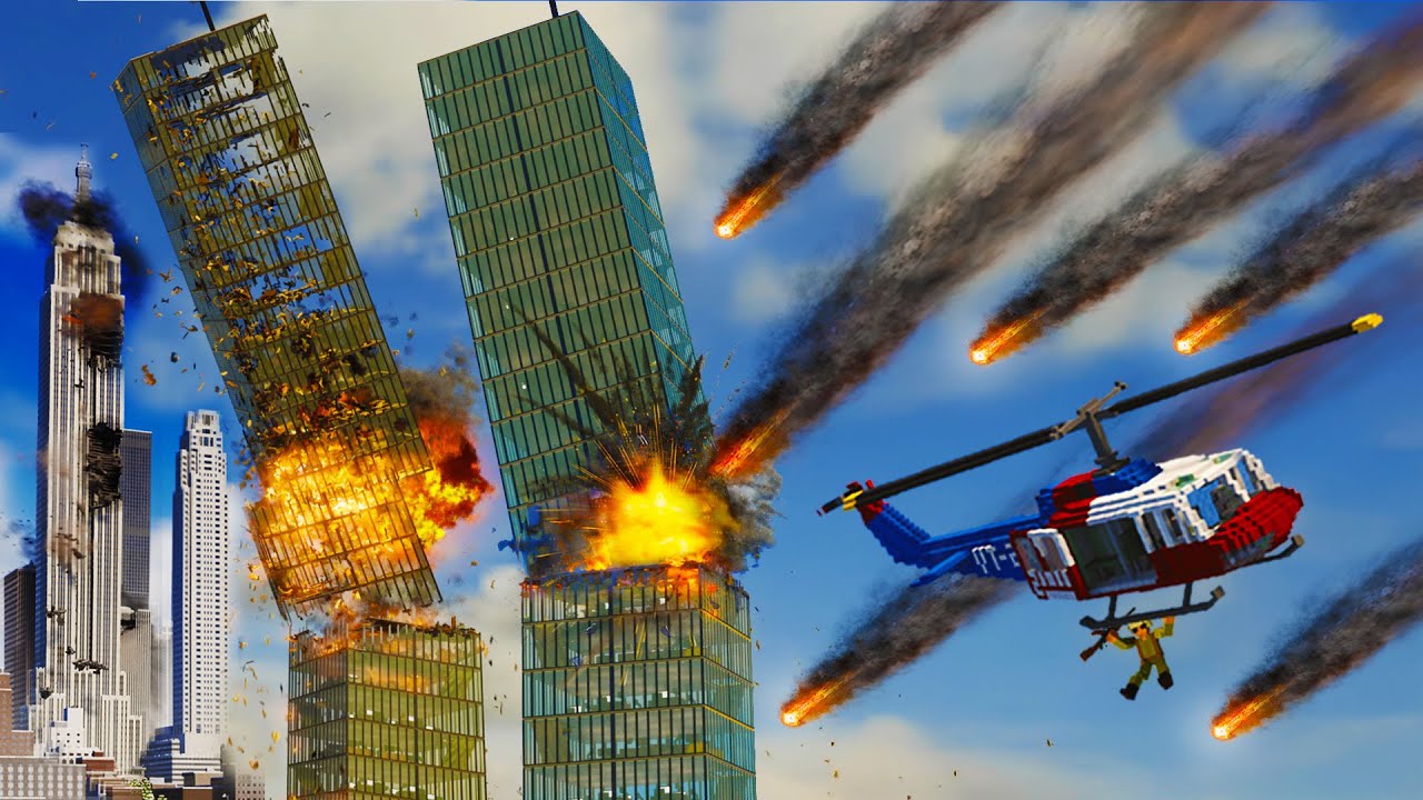 Realistic Meteor Apocalypse Destruction 😱 Teardown