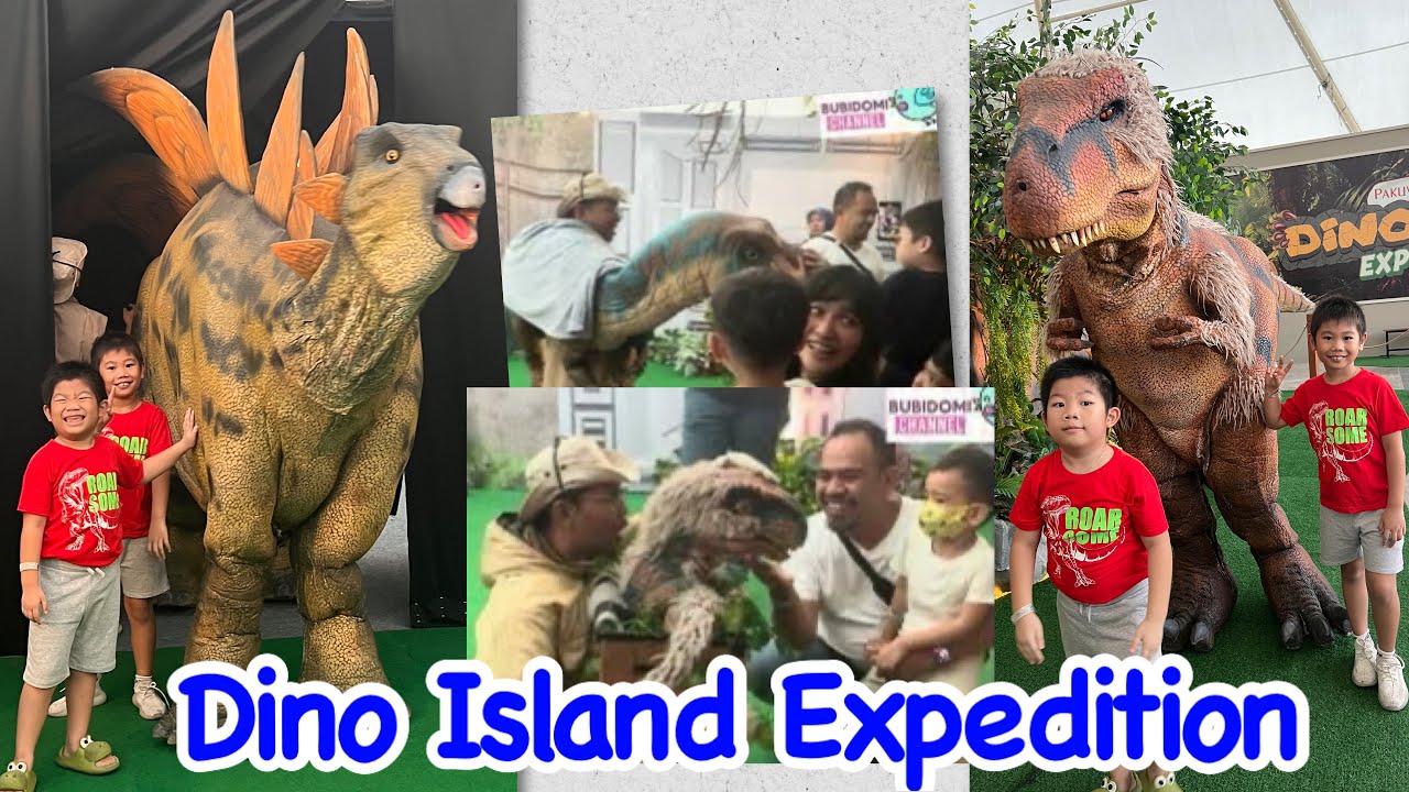 DINO ISLAND EXHIBITION Pakuwon City SBY - MEET and GREET DINOSAUR SURABAYA