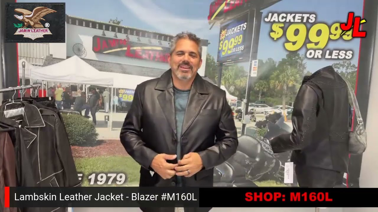 M160L - Lambskin Leather Jacket - Blazer