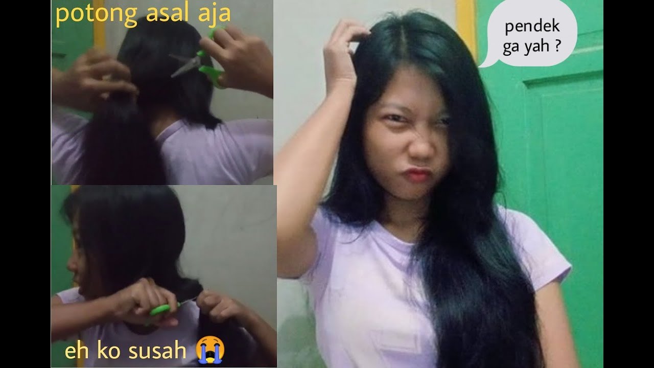 hairMini ,demi konten yt rela potong rambut asal