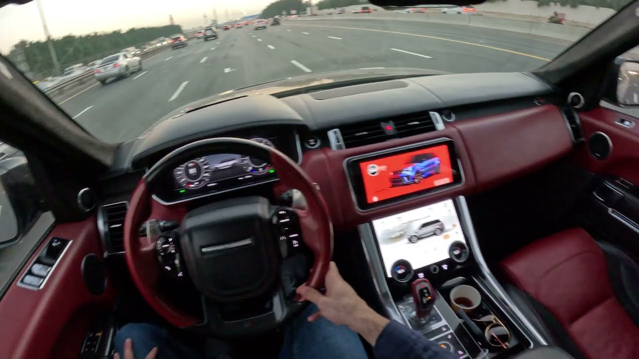 2022 range rover svr argent - essai routier pov
