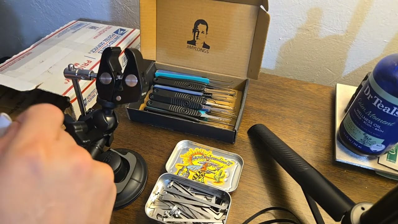 An unplanned trio of challenge locks, with a phone dying mid-stream!