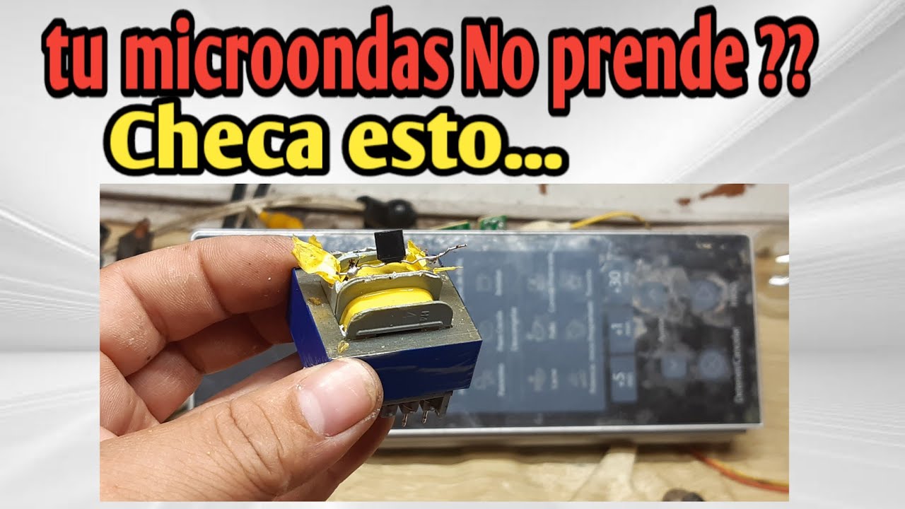 microondas  no prende ( fácil solución  )