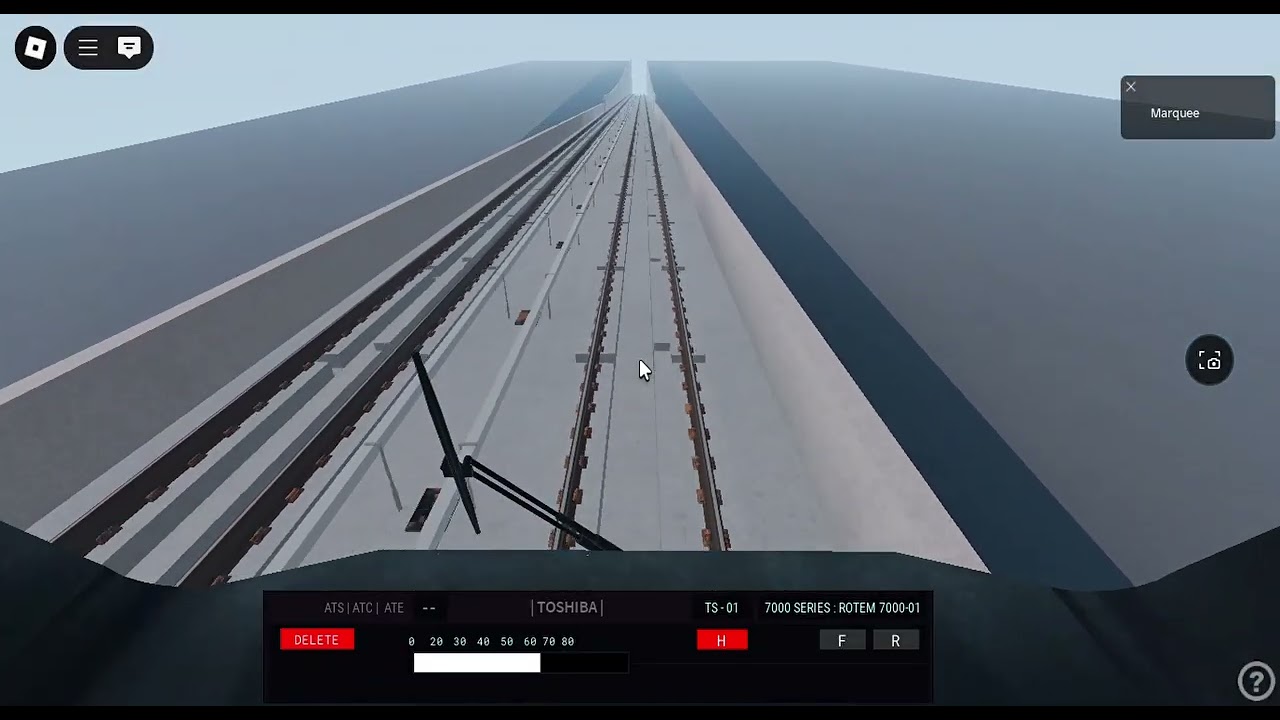 Roblox MRT-7 (Gigatren) Classic Gameplay from North Ave to University Ave station