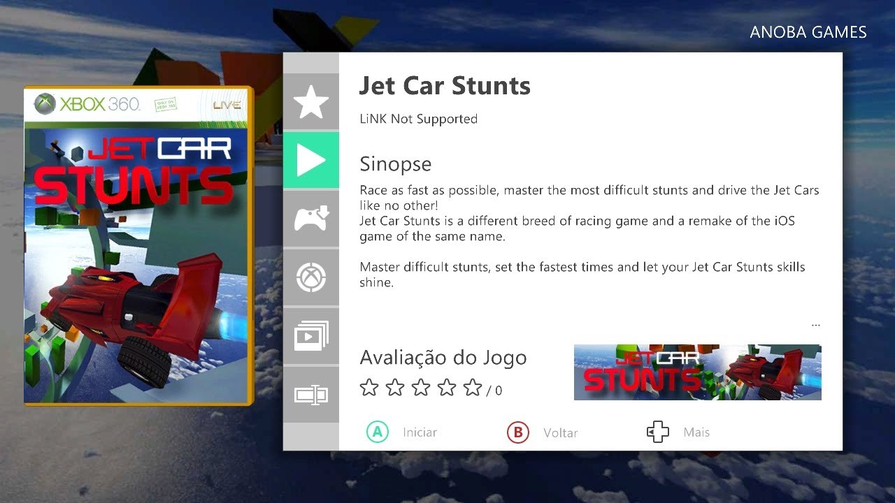 Jet Car Stunts (Xbox 360) Full HD - 1080