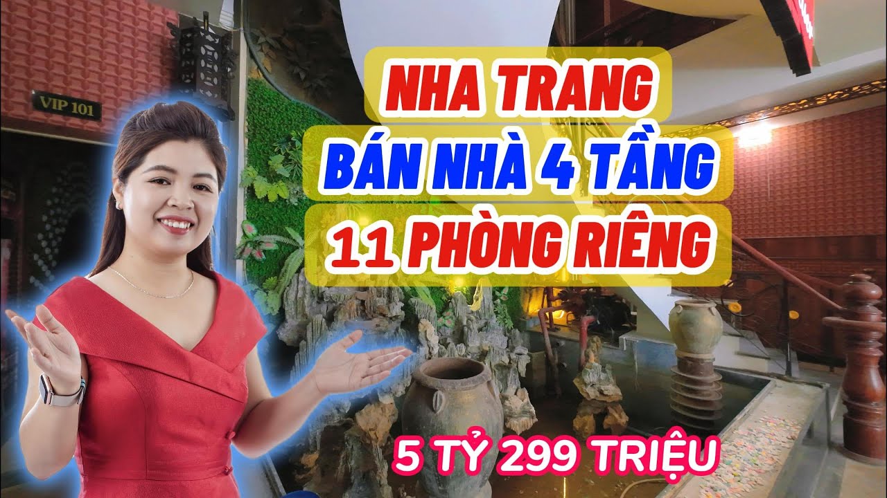 ( Đã bán) Tập 57: BÁN NHÀ 4 TẦNG CÓ 11 PHÒNG RIÊNG CÁCH BIỂN 5 PHÚT | nhà đất nha trang