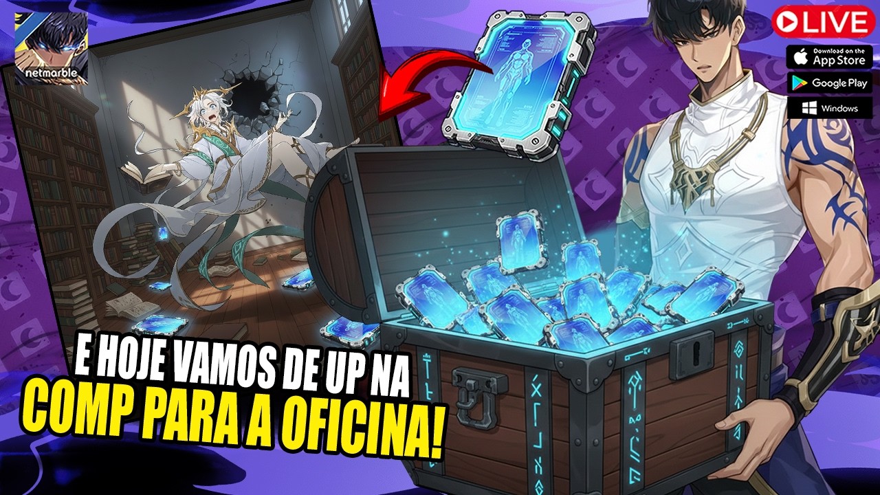SOLO LEVELING ARISE - FARM NA BIBLIOTECA APRIMORADA!!! 3.8 NA COMP PARA A OFICINA HOJE?