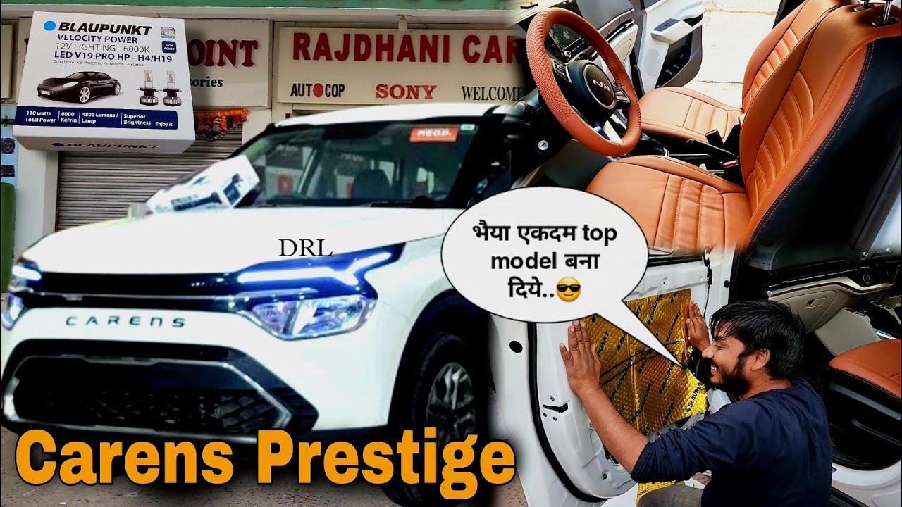 Kia carens base to top model 🔥Patna|Best modified carens prestige😎|Kia carens 2022|Led headlamp,DRL