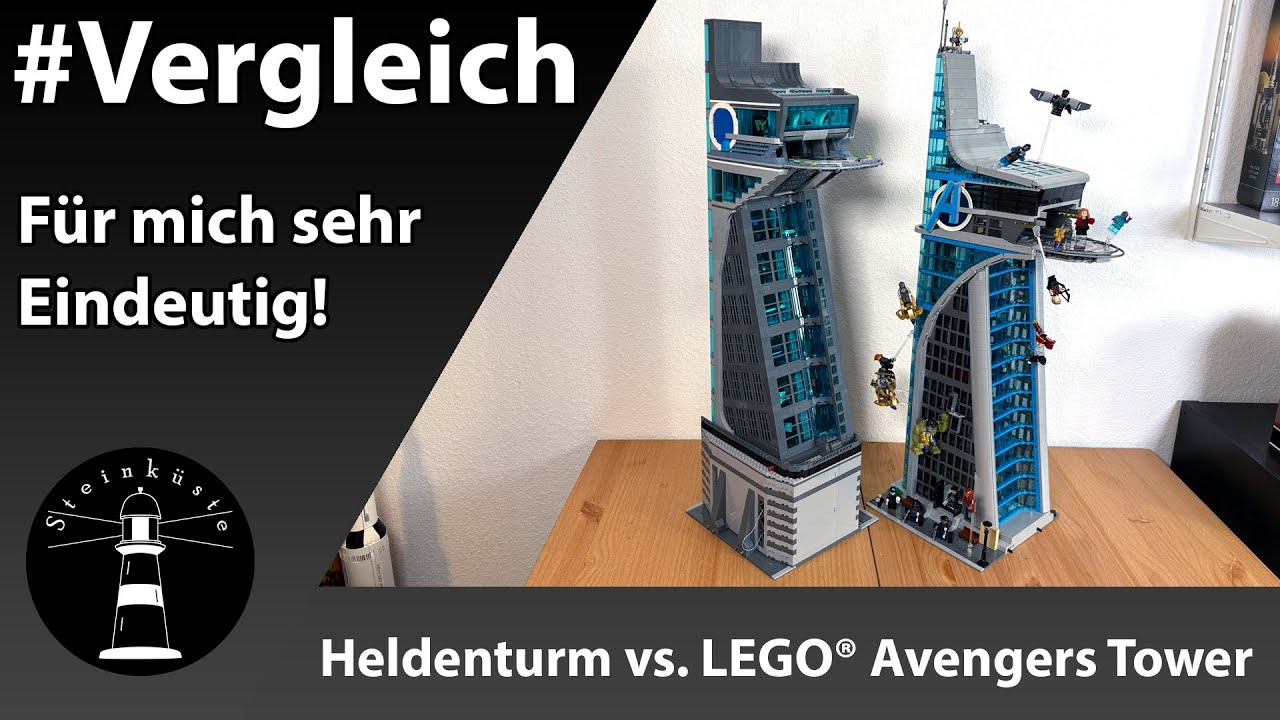 Die Entscheidung f&auml;llt! Wer hat den Besseren? LEGO&reg; 76269 Avengers Tower vs. Panlos 55120 Hero Tower