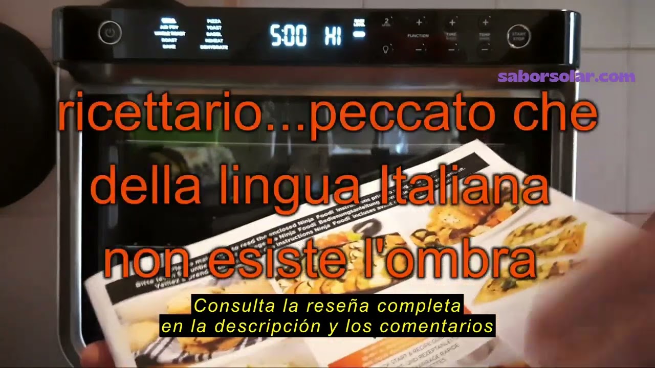 Reseña del Ninja Foodi Horno multifunción 10 en 1, Mini horno portátil para encimeras y superficies