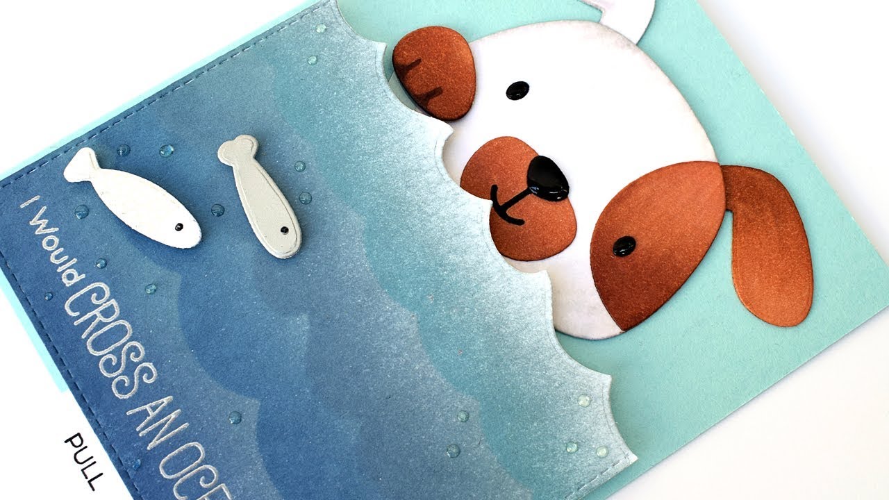 Creating a Swimming Dog with the Double Slider Loop Slots Die-namics