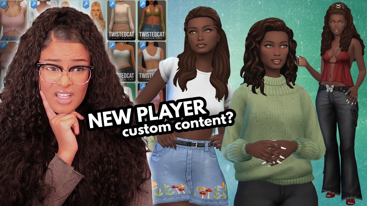 I downloaded CC for the first time + CC links | The Sims 4