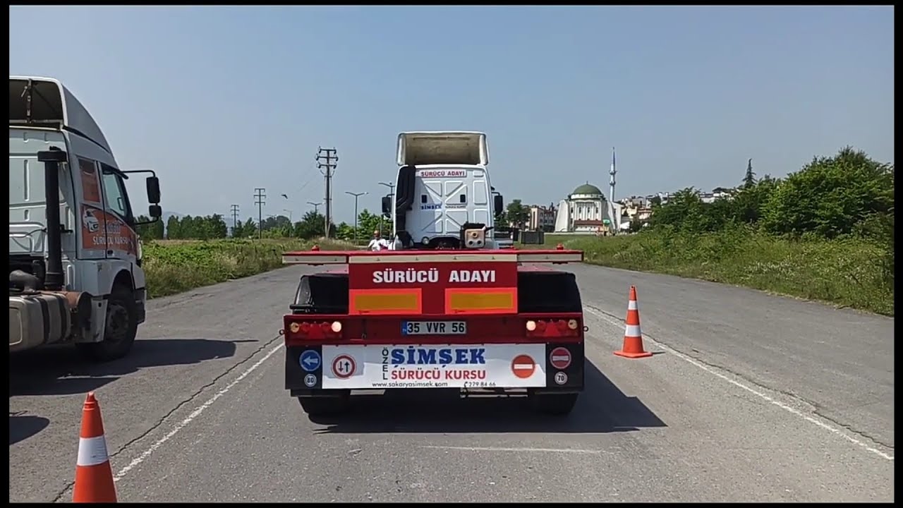 Tır ile geri gitme ders çalışması