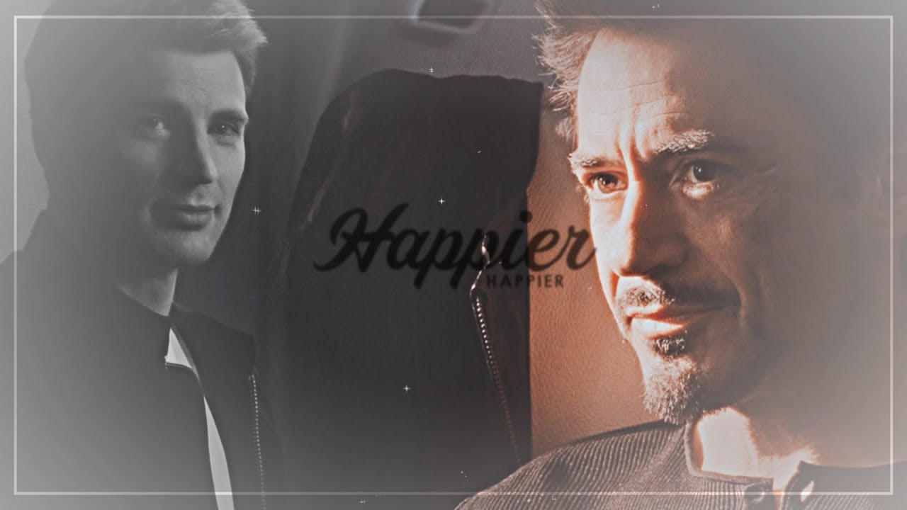 Steve/Tony • you look happier [AU] [+IW]
