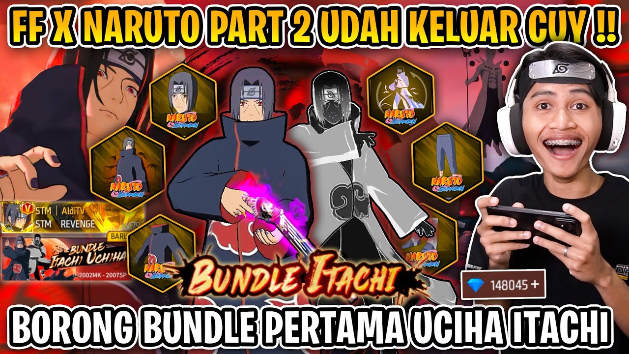BUNDLE ITACHI FF UDAH KELUAR !! GUA BORONG LENGKAP SEMUANYA KEREN BANGET COY 😭☝️