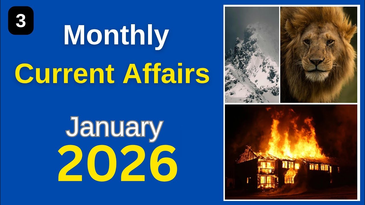 January Current Affairs 2026 | Monthly Current Affairs 2026 | Current Affairs January 2026 Pakistan 
