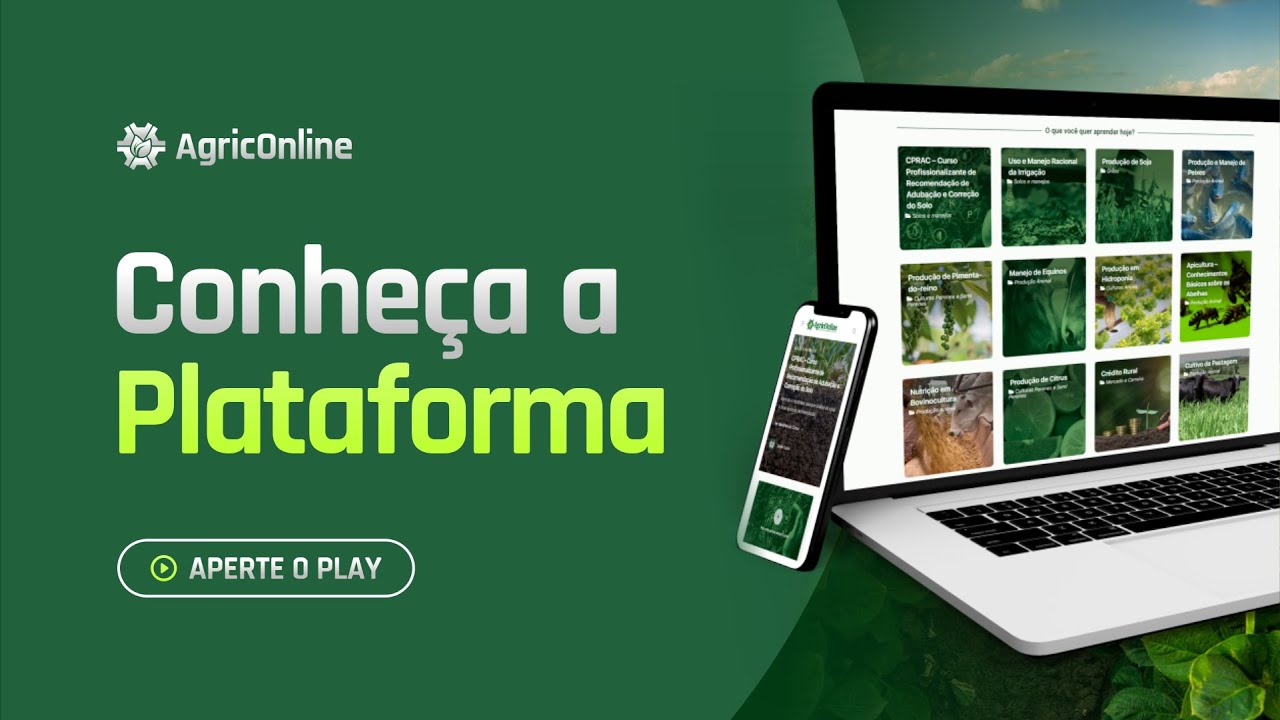 Conhe&ccedil;a a Plataforma da Agriconline