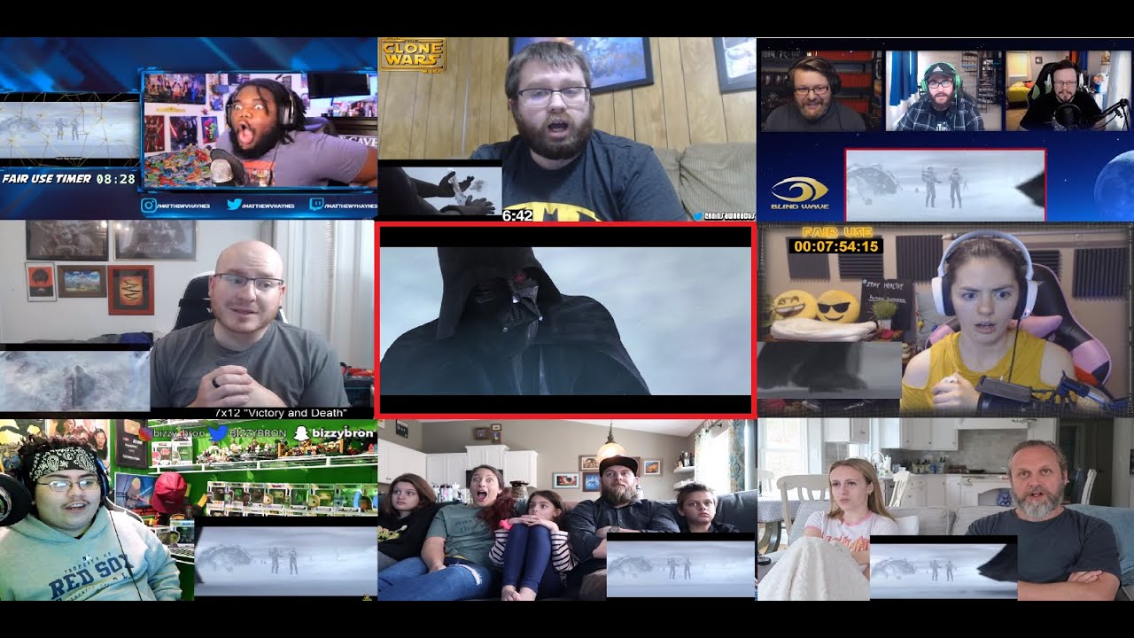 *EPIC* Star wars Clone wars DARTH VADER reactions pt.2