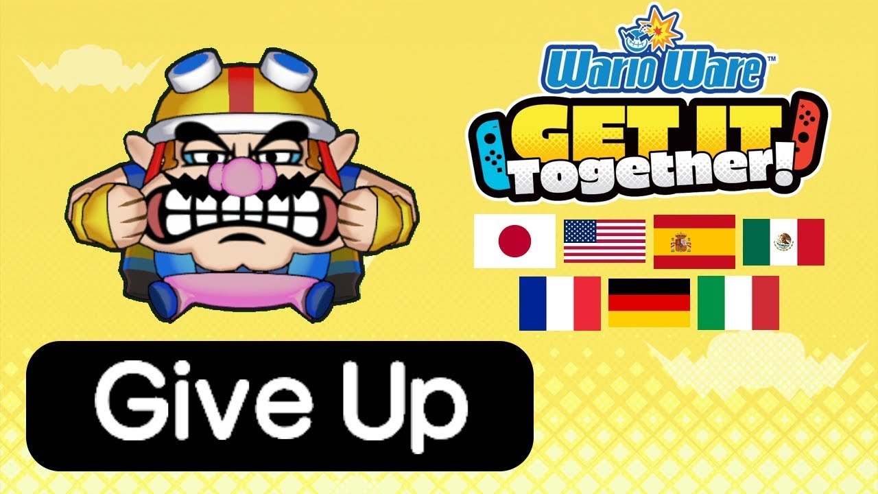 Everyone Give Up (Voices) - WarioWare Get It Together!