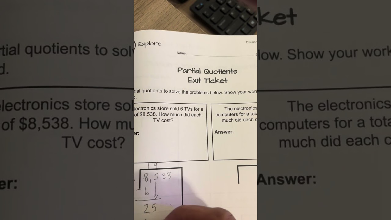 Dividing with @drcleanteachmath 