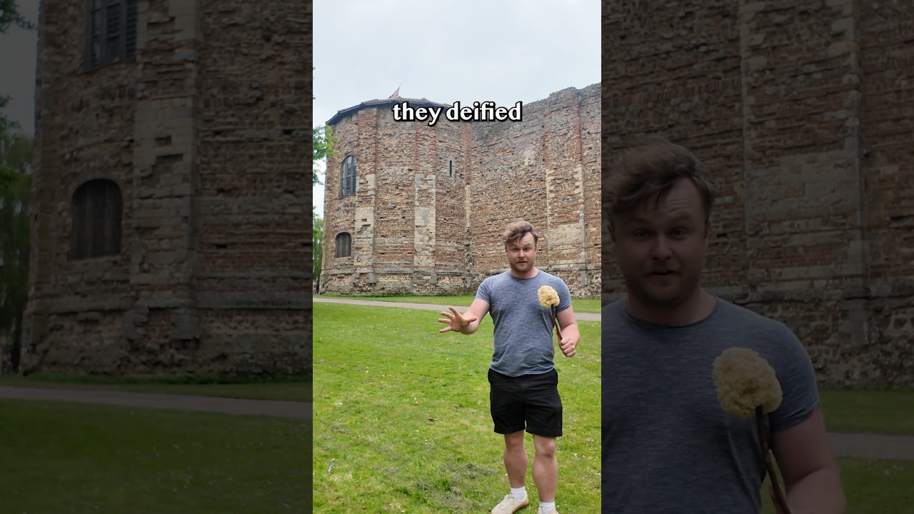 The Normans built Colchester Castle on the foundations of a Roman Temple because they were so sturdy