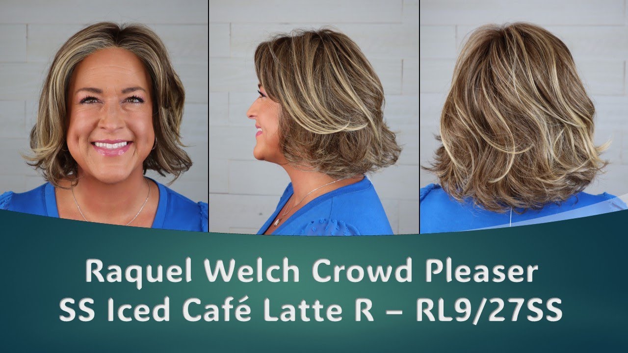 FANCY, EVENT hair From Raquel Welch | Crowd Pleaser in SS Iced Cafe Latte | Wig review