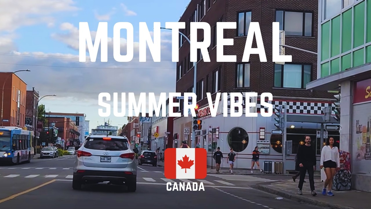A Beautiful Sunny Day 🇨🇦 Driving in Montreal #driving#summer#canada