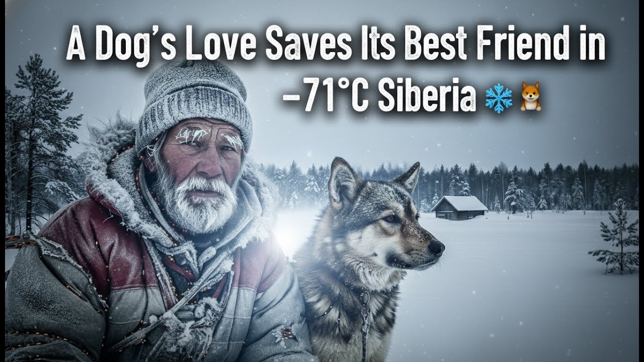 A Dog’s Love Saves Its Best Friend in –71°C Siberi ❄️🐕
