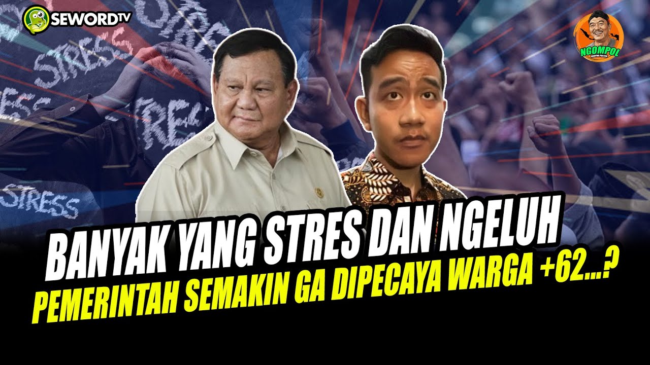 Begawan: BARU SETAHUN MENJABAT, PRABOWO - GIBRAN MALAH BIKIN STRESS WARGANYA SENDIRI? #1581