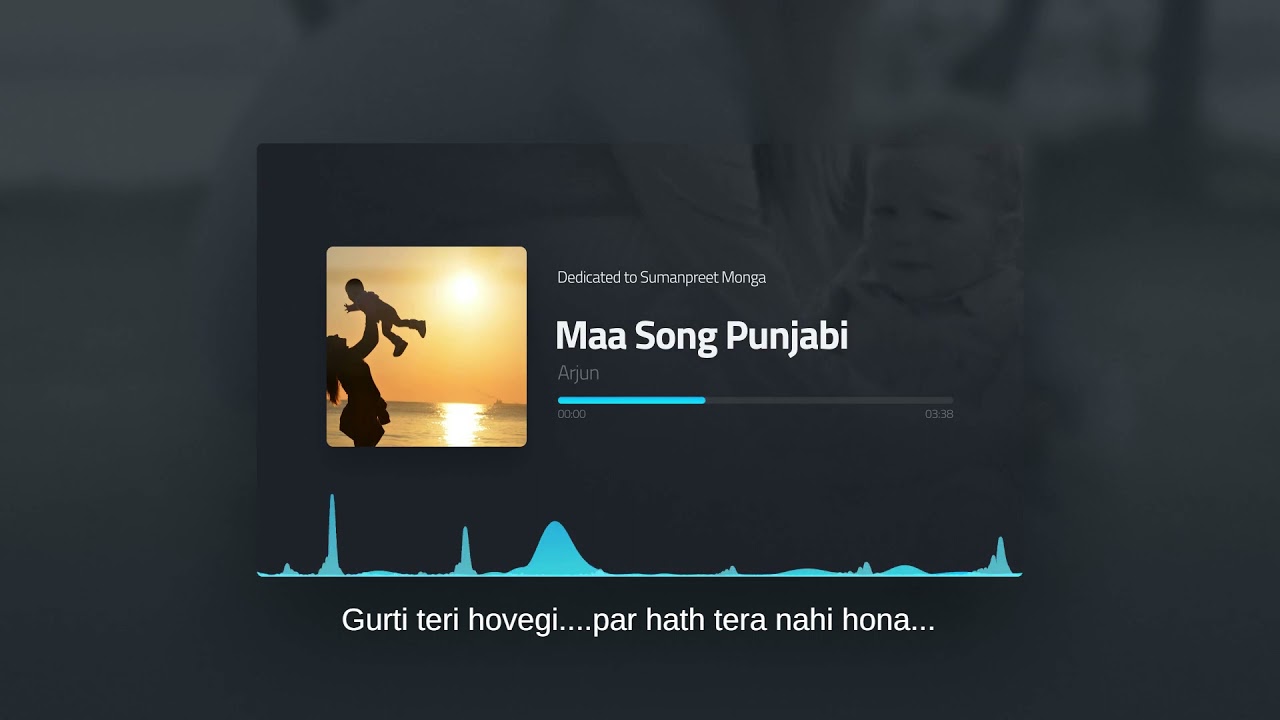 Maa Song Punjabi | In memory of my late mother
