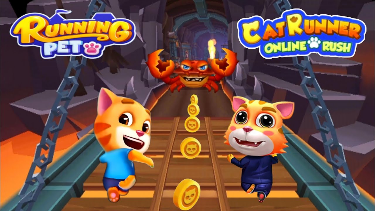 Cat runner VS Running pet new challenge 🔥😎