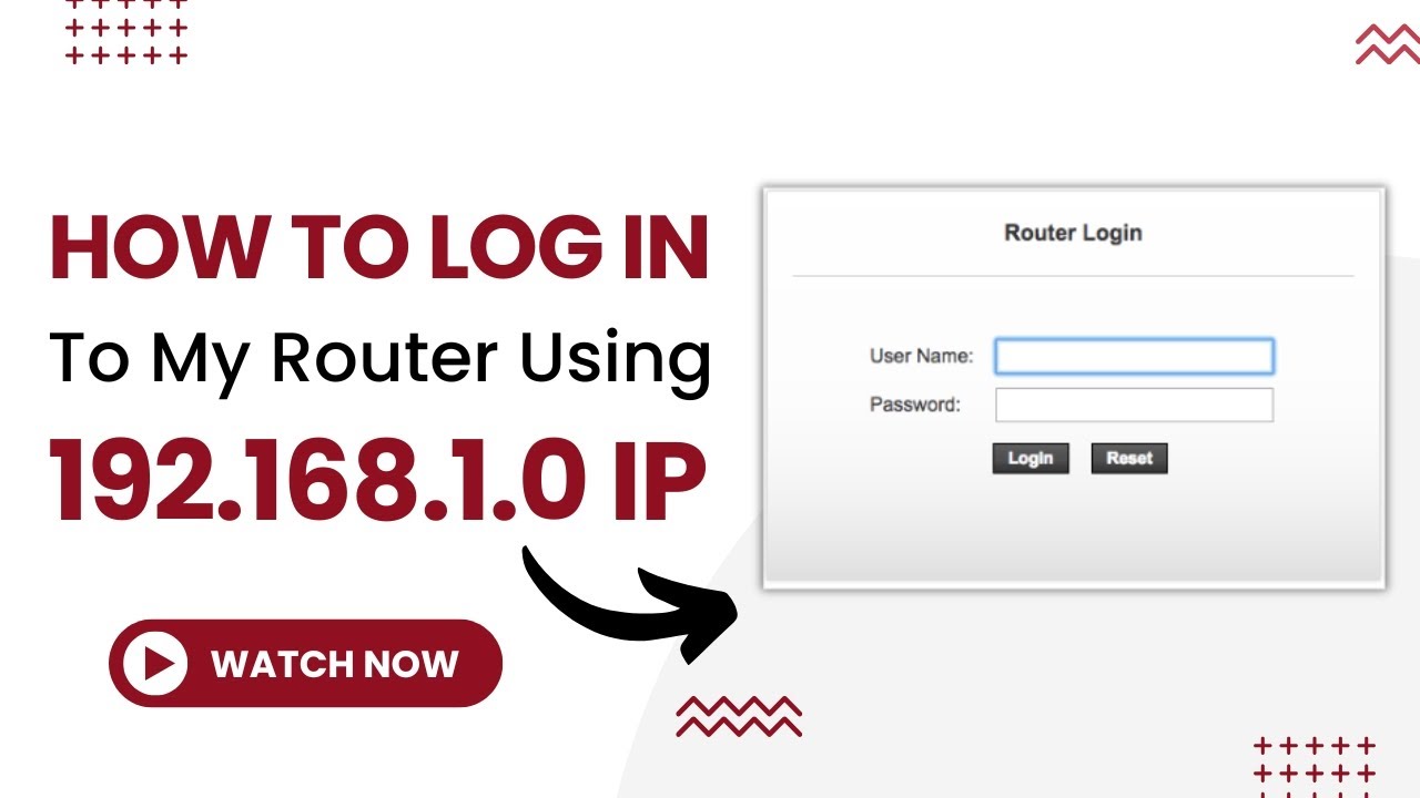How to Log In to My Router Using 192.168.1.0 IP