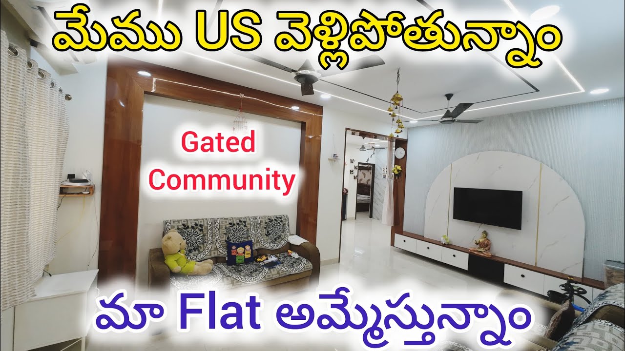 Fully Furnished Gated Community Flat for Sale in Hyderabad | 3Bhk Flat for sale in bachupally