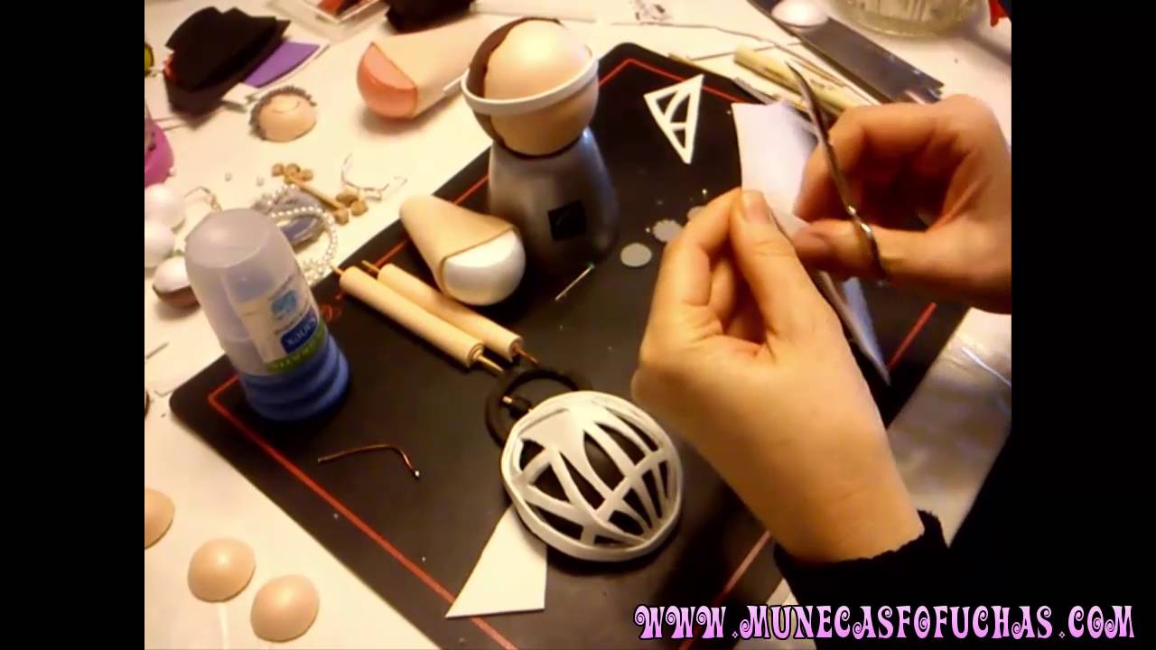 Como hacer casco bici fofucha parte 1