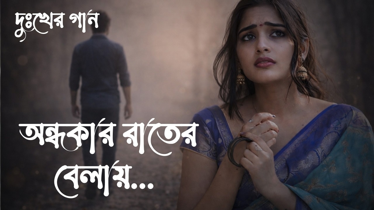 💞দুঃখের গান🎤:  অন্ধকার রাতের বেলায়। ♫♪♬ #sad #sadmusic #sadsongs #love #music