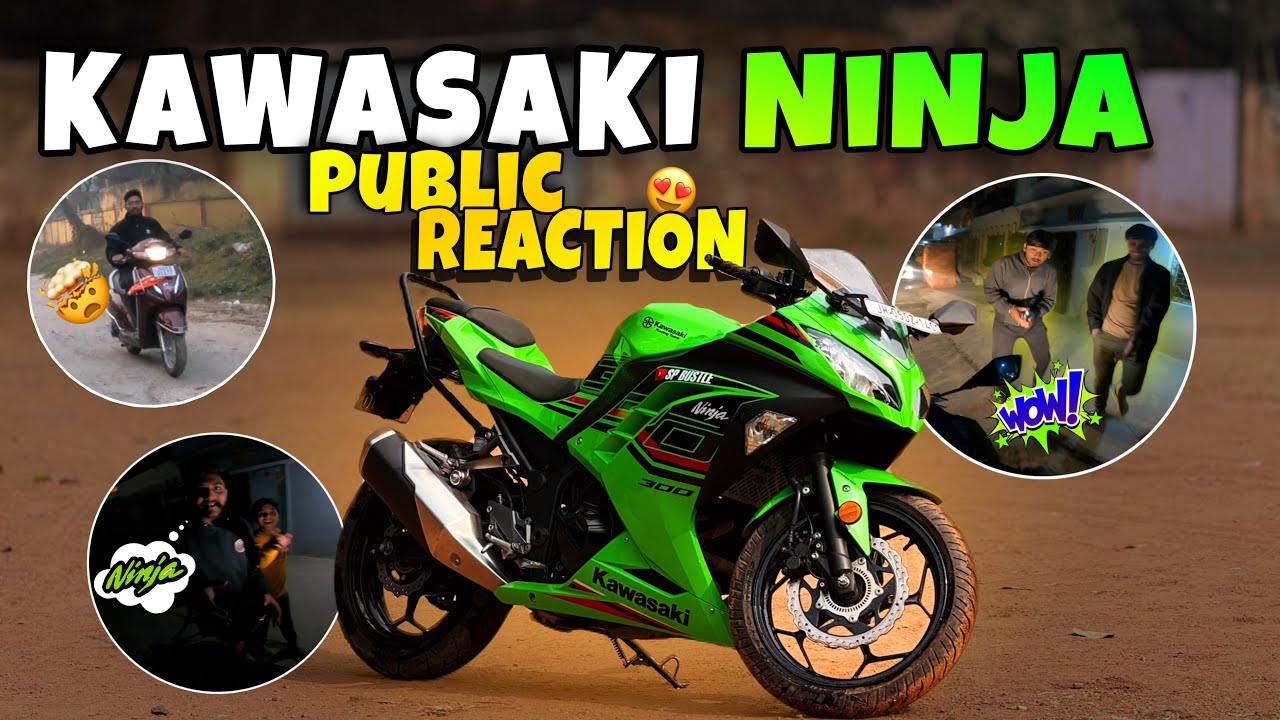 Kawasaki Ninja 300 Reaction Motovlog 🤩  | SP Bustle