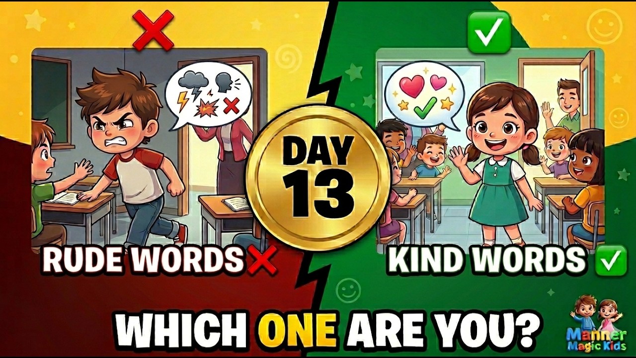 Kind Words Are Magic ✨ | Kids Story About Friendship & Empathy (Day 13)