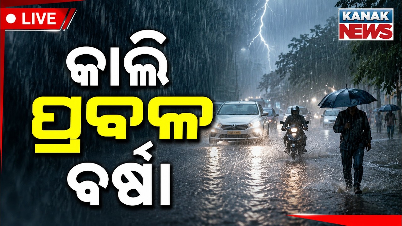 🔴କାଲି ପ୍ରବଳ ବର୍ଷା | Heavy Rainfall Alert: Whole Odisha to Experience Heavy Rain on August 29