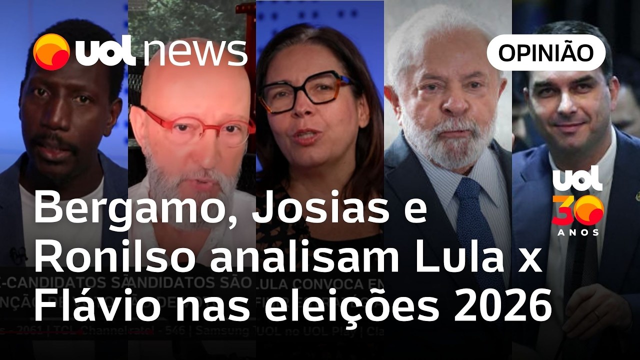 Paraná Pesquisas mostra novo cenário entre Lula x Flávio: Mônica Bergamo, Josias e Ronilso analisam