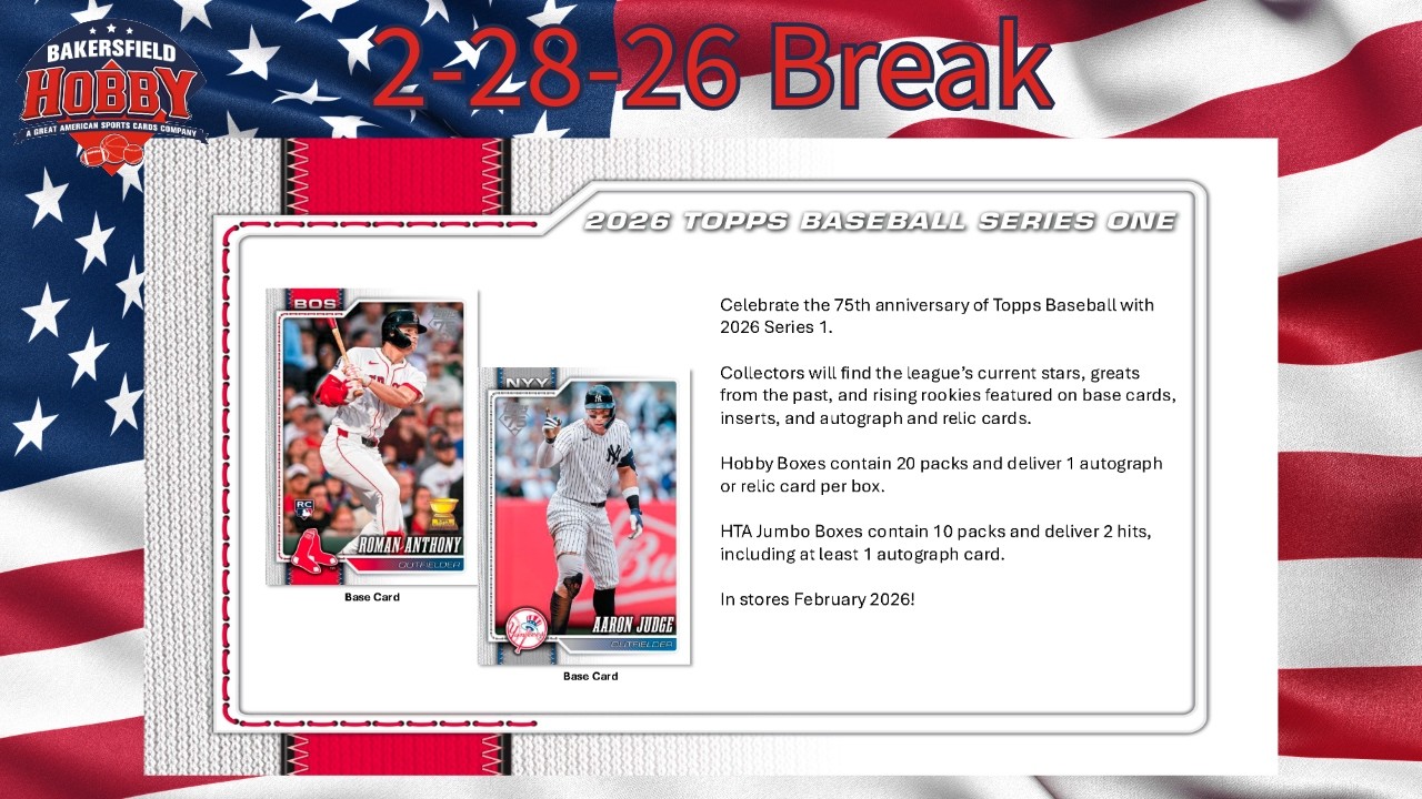 2-28-2026 2026 Topps Series 1 Jumbo Break #416