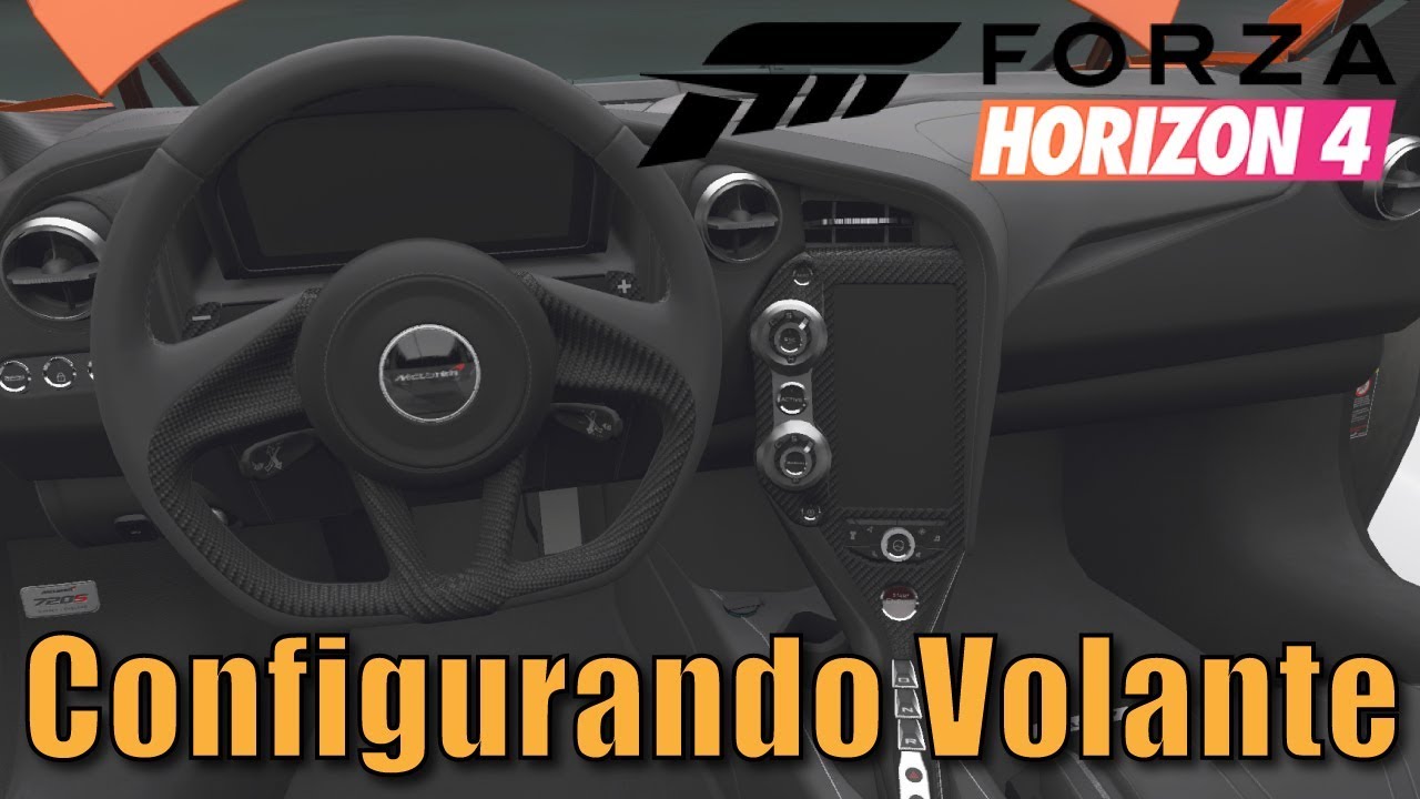 Forza Horizon 4 Como Configurar e Ajustar o Volante para jogar Forza