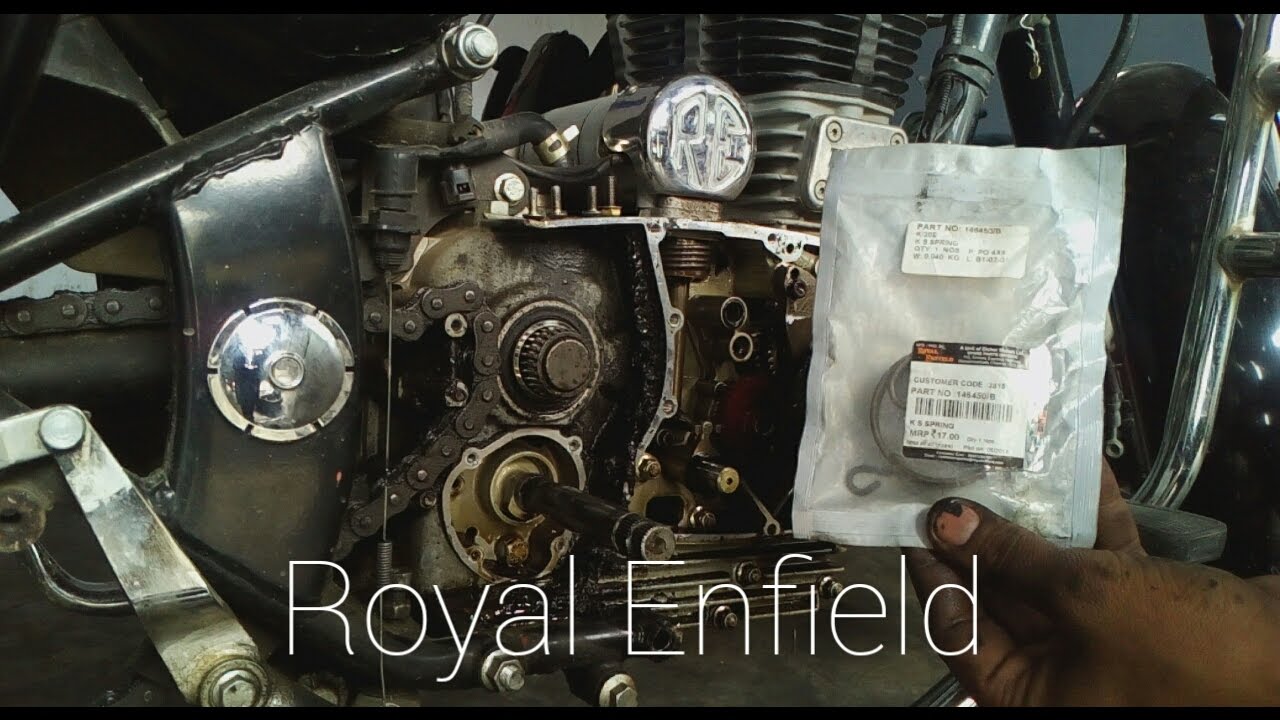 how to change kick spring Royal Enfield hindi