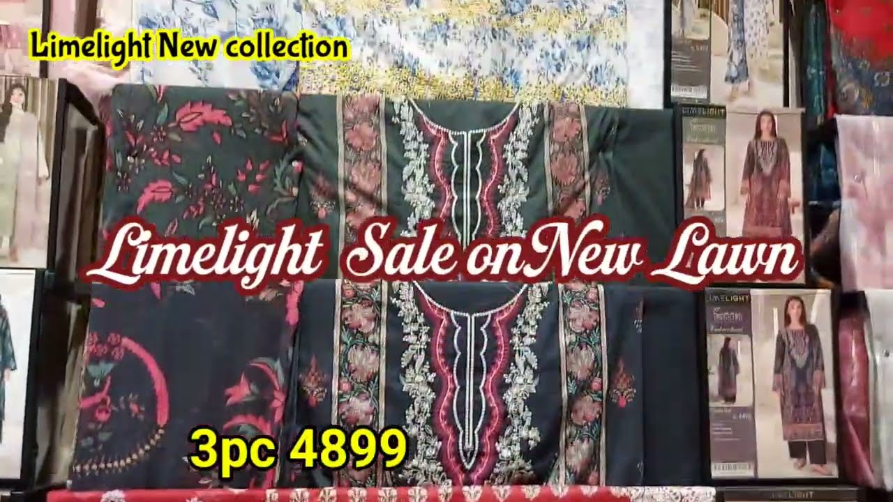 LImelight Sale On Lawn Flat 40% OFF  || Suit Rs 1499 only || limelight Sale