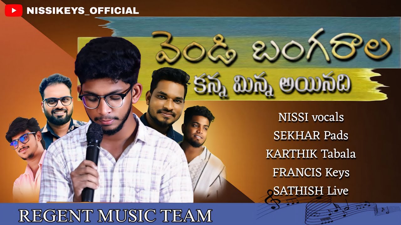 Vendi Bangaralakanna Old Christian song 💕by #Nissi🎤#Sekhar🥁#Fransis🎹#Karthik🪘#Satish anna live