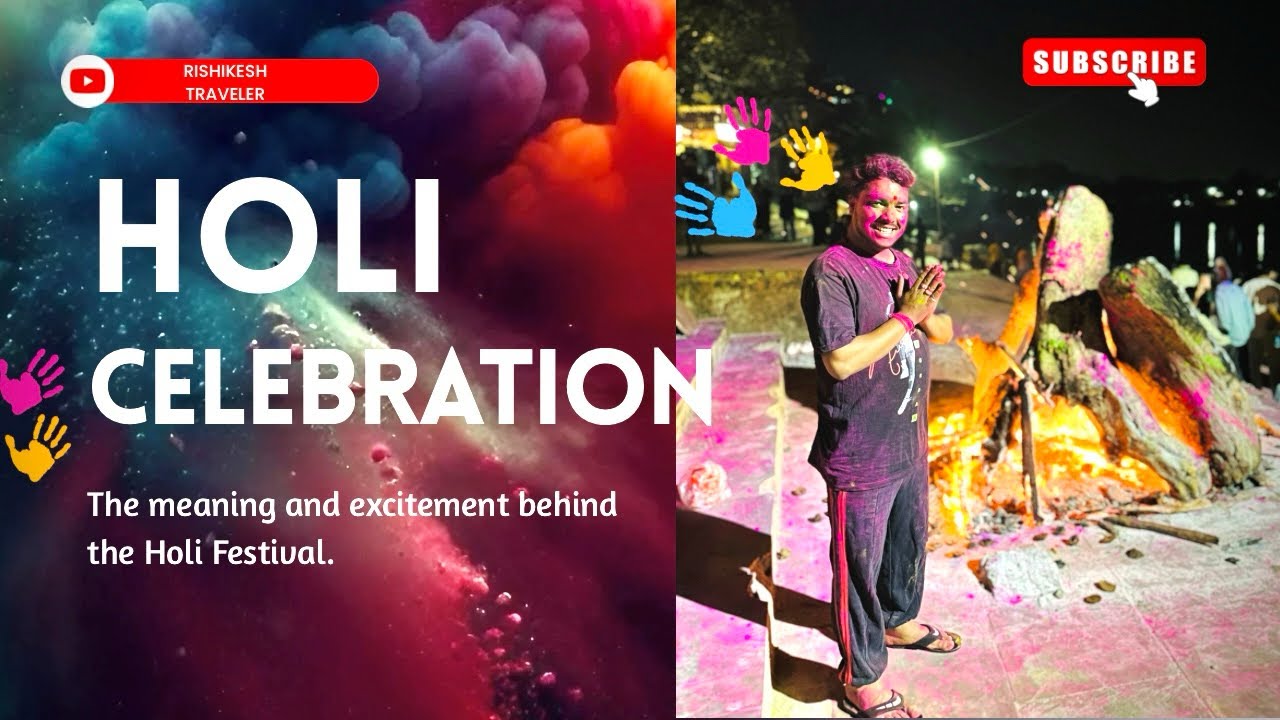 HOLIKA DAHAN TO HOLI CELEBRATION 🎨 | FULL HOLI FESTIVAL VLOG | RISHIKESH TRAVELER