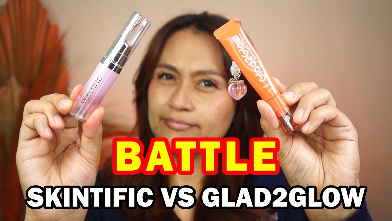 BATTLE LIP SERUM VIRAL | SKINTIFIC VS GLAD2GLOW  | Risa Florendo